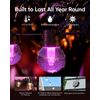 eufy Outdoor String Lights E10 96ft 30xSmart RGBWW LED Bulbs Voice & App Control