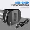YCCSKY Switch Controller Charger for Joy Con & Switch OLED Model, USB Charging Dock for JoyCons Remote with LED Indicator