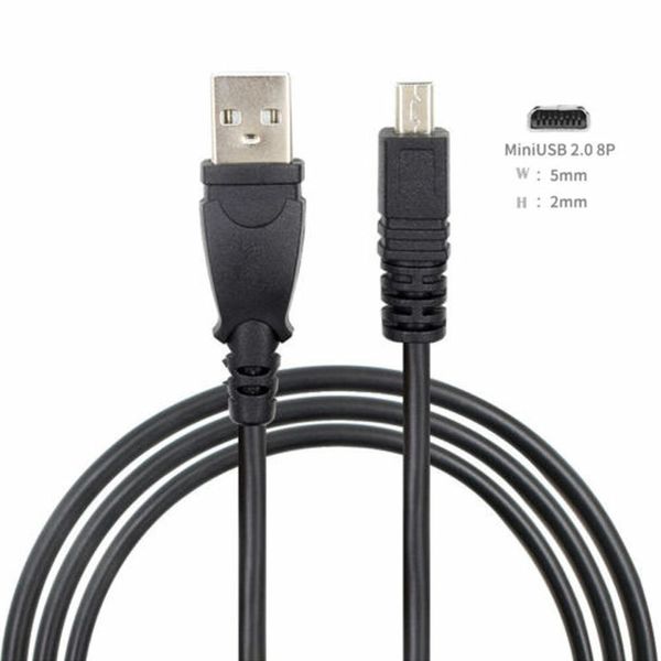 USB DC Battery Charger +Data SYNC Cable Cord Lead For Nikon Coolpix S8000 camera