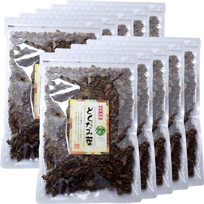 Dokudami Tea Dokudami Leaf 4.6 oz (135 g) x 10 Bag Set, Sugamo Teahouse Sannenen