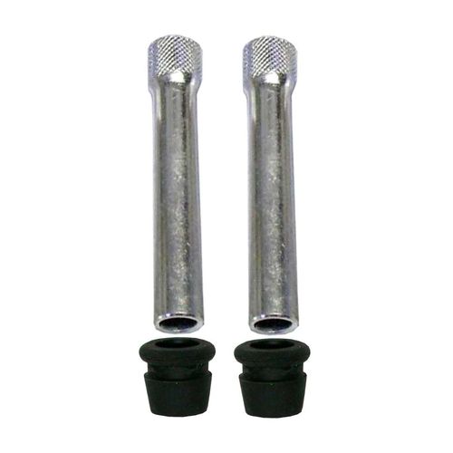 2 pieces Standard Metal Threaded Conduit Water Pipe Part Stems - 5.5" Downstem Conduits + 2 pieces Rubber Grommet Seals - Lighting Conduits and Stems