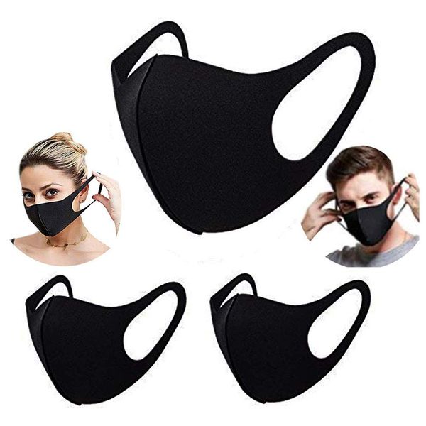 Boolavard 3 pcs Washable Reusable Mask Unisex Dustproof Anti-Pollen Pet Dander, Droplet Pollution