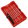Amtech L2125 Impact Screwdriver with Bits, Clear, 6-Piece