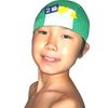 FOOTMARK Dash Magic 101122 Swim Cap, Swimming Cap, Green (07), LL