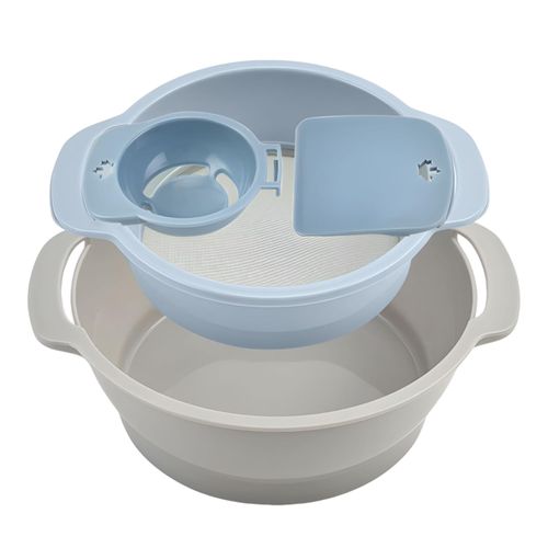 Trimming Tray Kit, 4Pcs Stackable Pollen Screen Flour Sieve Set Flower Dry Sifter with Mesh and Bottom Harvest Bin for Kitchen Baking Pollen Collecting