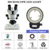 MeYouRow.C Microscope LED Ring Light Illuminator for Stereo Microscope/Camera/Industry Machine,Adjustable 144W (Black)