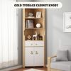 2Pcs Gold Modern Zinc Alloy Shaky Drop Rings Furniture Handles Door Wooden Chair Sofas Pull