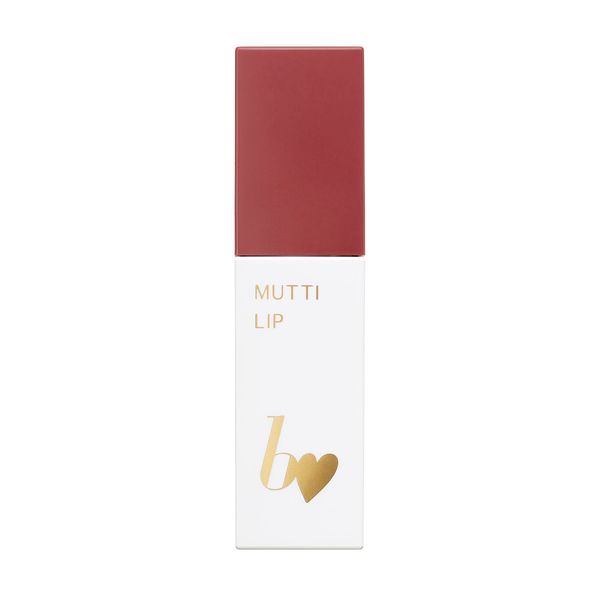 b idol Mutchi Lip R 102 Ubari Rose 0.16 oz (4.5 g) Lip Mat, Tint, Brown Rose, Clouds, Moisturizing, Coloring, Contains Vegetable Oil