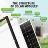 300W Mono Solar Panel 25.2% High Efficiency Farm Home Shed Rooftop On/Off Grid