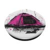 Tent Camping Camper Paper Art Print PopSockets Standard PopGrip