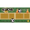 Soccer MVP Yellow - Premade Scrapbook Pages - EZ Layout 3316