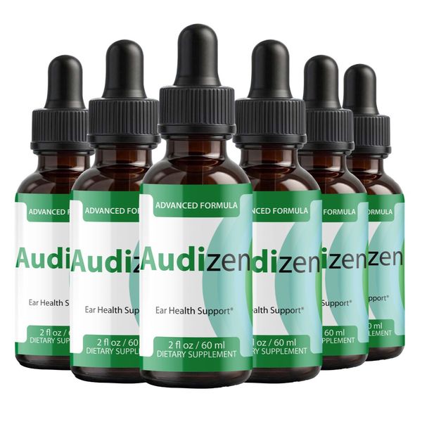 (6 Pack) Audizen Drops - Advanced Ear Health and Hearing Support Formula