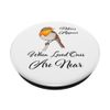 Cute Robin bird with a great message for Christmas PopSockets Swappable PopGrip