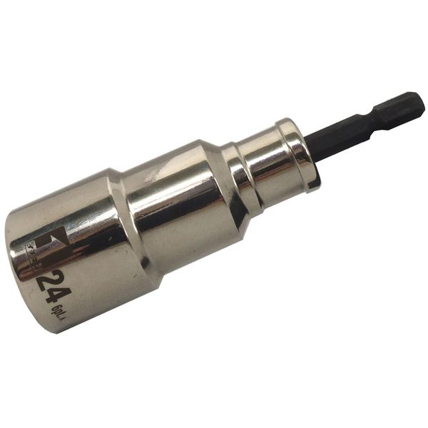 Ichinen Access MUST TOOL Socket ID24-6K Impact Driver Socket, 0.9 inches (24 mm), Hex 19753
