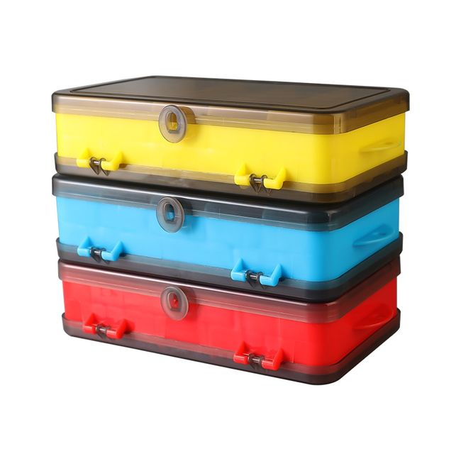 Fishing Lure Case Portable 10 Compartments Double Sided Fish Bait Storage  Box AU