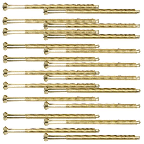 Brass Electrical Screws Long 50mm, 75mm Electrical Socket Switch Screw (20, 50mm)