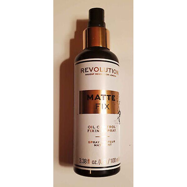 Revolution Matte Fix Oil Control Spray Fixing Spray Mattifier 3.38 Oz NEW