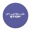 Vibe Not Stop Sarcastic Truth Funny Influencer Catchphrase PopSockets Swappable PopGrip