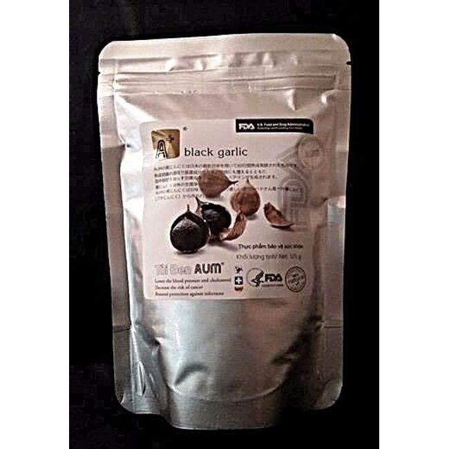 +AUM Black Garlic - 12 Pack- 33-35 bulbs in each bag! Energy! Digestion! Organic