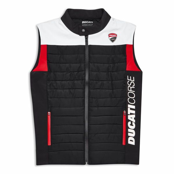 Ducati DC Thrill 2.0 Puffer Vest- XXL, Black