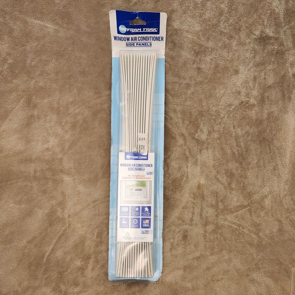 FRAM TRAK Window Air Conditioner Accordion Side Panels 19" x 12" 3M - Qwik Ship!