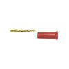 Teishin Electric P-421(E)-B Crimp Type Banana Plug Black
