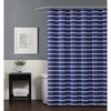 TRULY SOFT Maddow Stripe Navy 72" Square Shower Curtain