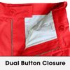 Golf Knickers Red Microfiber (Plus Fours) for Men - 34"