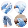 Exfoliating Gloves,3 Pair Bath Gloves Exfoliating Washing Gloves Double Sided Microfibre Shower Body Gloves for Adults and Kids