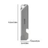 Pry Bar Bottle Opener,Titanium Alloy EDC Open Bottle for Outdoor Camping Tool
