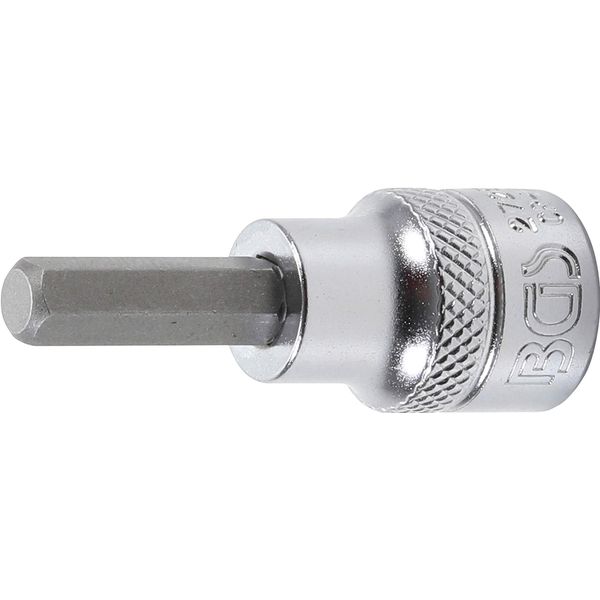BGS 2725 | Bit Socket | 10 mm (3/8") Drive | internal Hexagon 1/4"