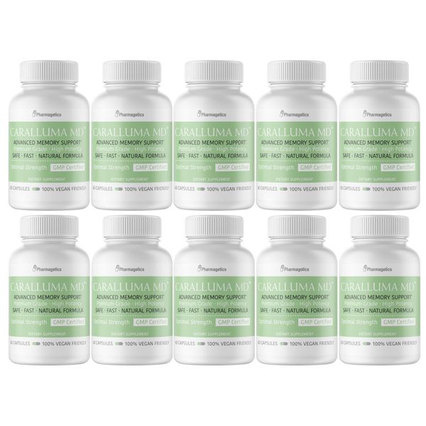 Caralluma MD Advanced Memory Support 10 Bottles 600 Capsules