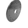 Universal Router Plate with Replacement Screws and Plastic Insert Rings