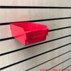 Medium Size Storage Box Slatbox Shelfbox Slatwall Display (Clear)