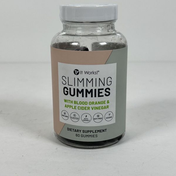 IT WORKS! Slimming Gummies With Blood Orange Apple Cider Vinegar 60 FREE SHIPPIN