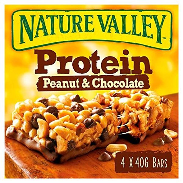 Nature Valley Protein Peanut And Chocolate Bars 4X40g