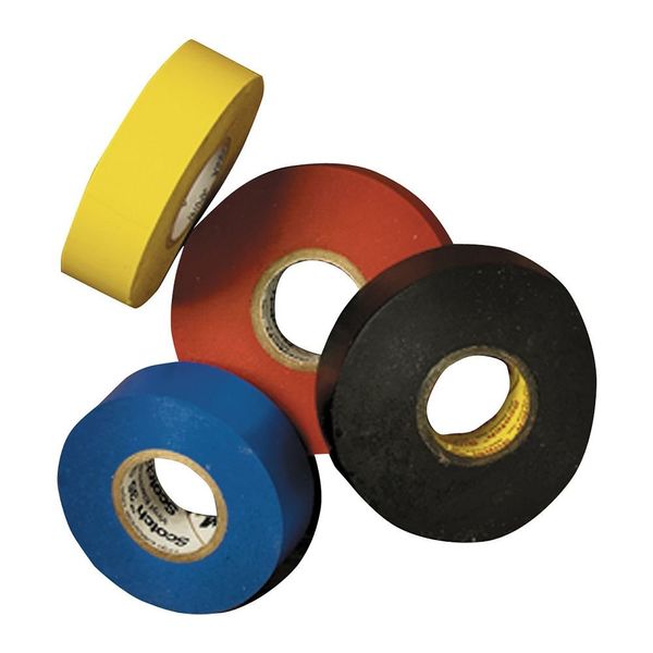 3M ELECTRICAL 35 3/4 x 66 Blue Vinyl Colour Coding Tape