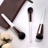 SIXPLUS White Pearl Face Makeup Brush, Set of 3