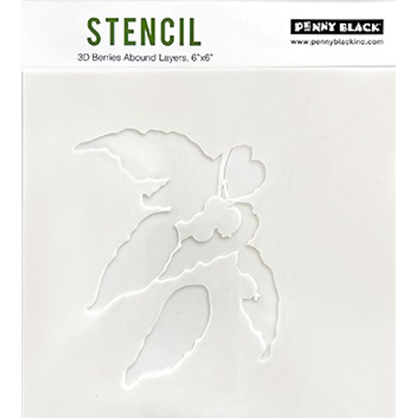 Penny Black Stencils - 3D Berries Abound Layers 25-026