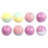 Bath Bombs, 3+, Grape Jam, Laser Lemon, Cotton Candy & Bubble Gum Scented, 8