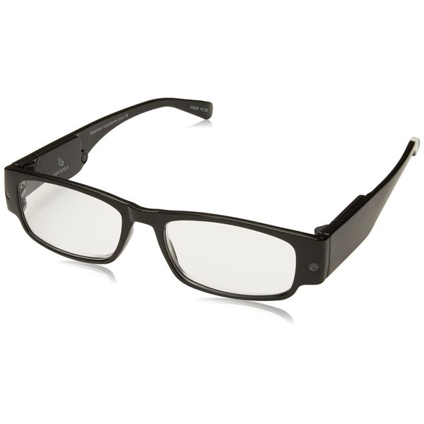 Foster Grant LightSpecs Lloyd Reading Glasses with Lights, Men