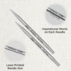 KnitPro K36155 Needle Tips, Stainless Steel, Silver, 13 cm, 4 mm, 2 Count