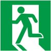 Panasonic FK10070 Evacuation Exit Induction Light Compatible Display Board Left and Right Class C Type 10 for Both Sides