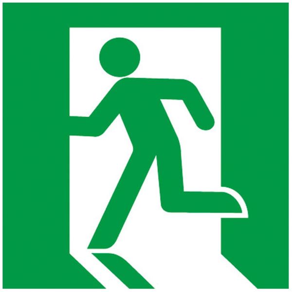 Panasonic FK10070 Evacuation Exit Induction Light Compatible Display Board Left and Right Class C Type 10 for Both Sides
