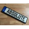 Universal Euro License Plate Tag Holder Mounting Adapter Bumper Frame Bracket