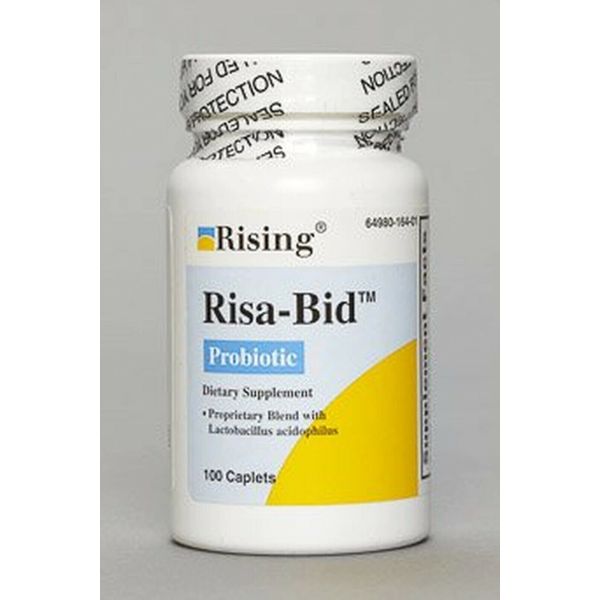 Risa-Bid Probiotic Dietary Supplement 100 per Bottle Caplet