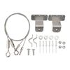 Hatch Door Lanyard Cable, 2 Rust Resistant Wire Rope Sling Cable for RV
