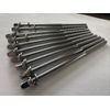 10 Drum Tension Rods 4” (102mm) Chrome w/Washers Thread Diameter 7/32" Drum Part