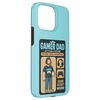 Gamer Dad Action Figure Coffee & Controller Meme Case for iPhone 15 Pro Max