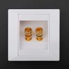fivekim Wall Socket Audio Video Panel Speaker Junction Box Power Outlet Speaker Panel Socket White